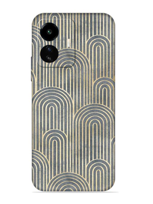 Art Deco Style Embossed Soft Silicone Case for Iqoo Z6 Lite