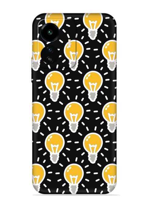 Light Bulb Seamless Embossed Soft Silicone Case for Iqoo Z6 Lite