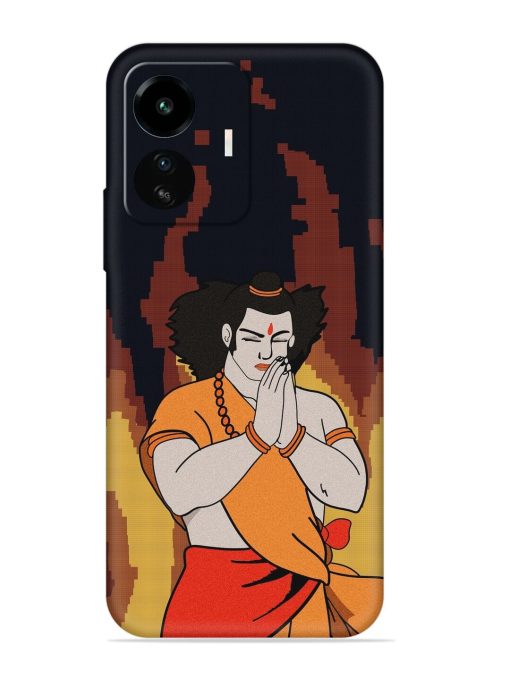 Shree Ram Vector Embossed Soft Silicone Case for Iqoo Z6 Lite