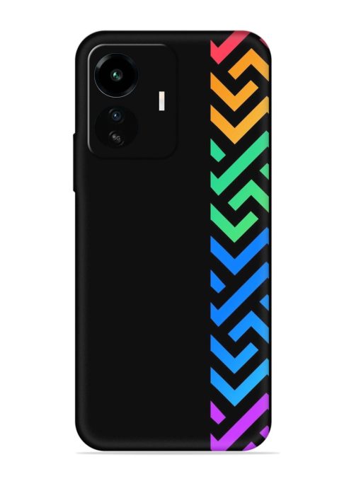 Colorshape Stripes Embossed Soft Silicone Case for Iqoo Z6 Lite