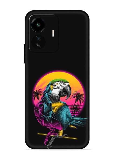 Rad Parrot Embossed Soft Silicone Case for Iqoo Z6 Lite