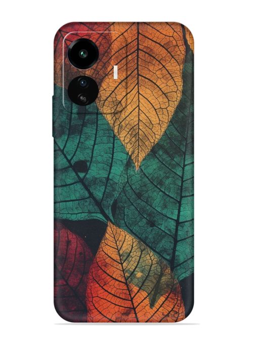 Leaves Artwork Embossed Soft Silicone Case for Iqoo Z6 Lite