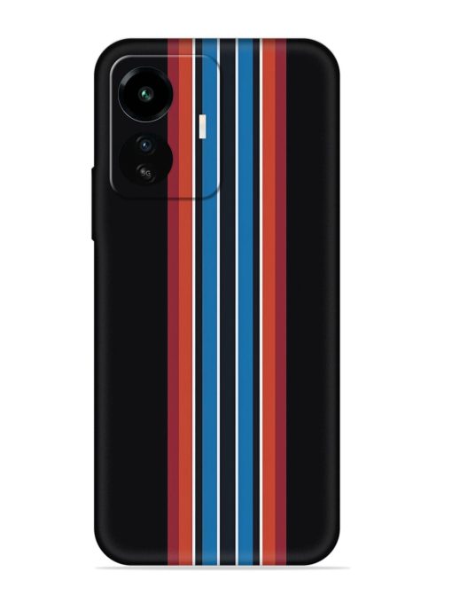 Vertical Strips Embossed Soft Silicone Case for Iqoo Z6 Lite