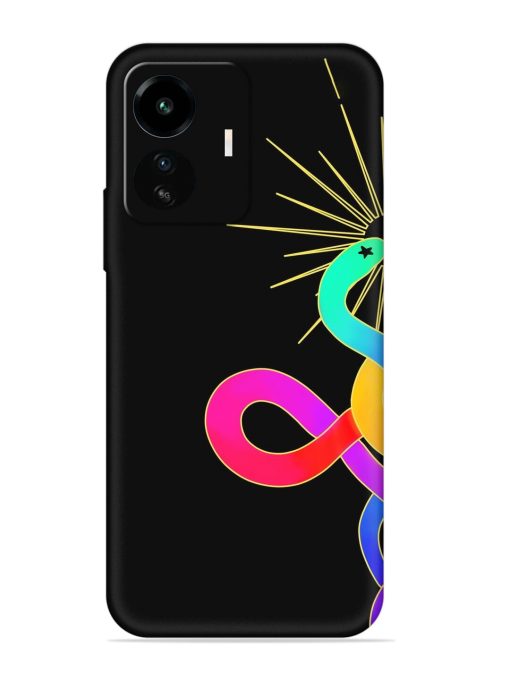 Art Geometric Abstraction Embossed Soft Silicone Case for Iqoo Z6 Lite