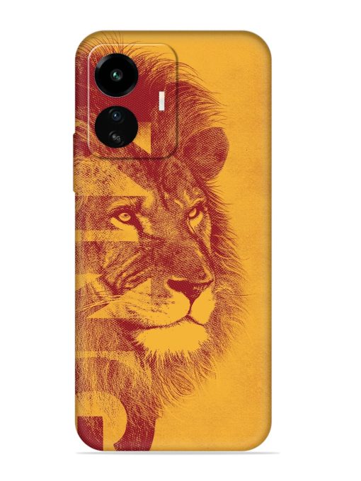 Gold Lion Crown Art Embossed Soft Silicone Case for Iqoo Z6 Lite