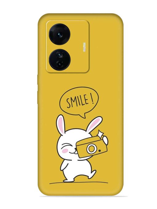 Hey Smile Please Embossed Soft Silicone Case for Iqoo Z6 Pro Zapvi