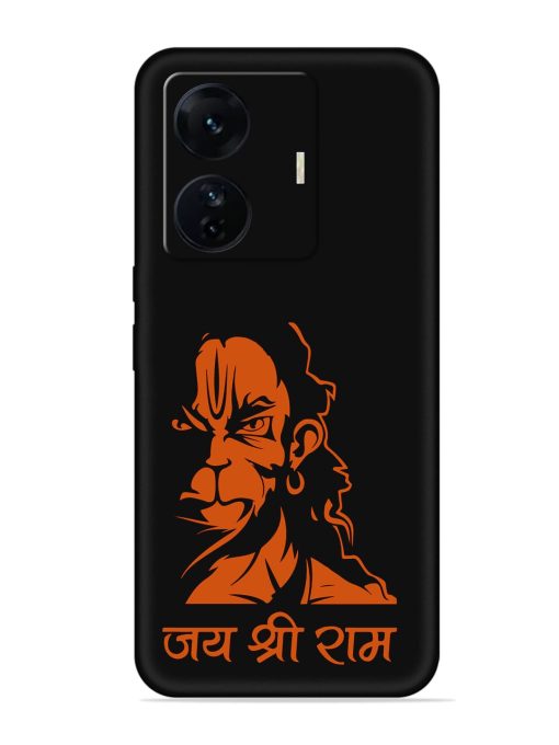 Angry Hanuman Embossed Soft Silicone Case for Iqoo Z6 Pro Zapvi