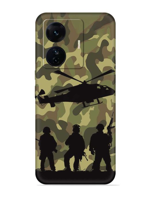 Army Heros Embossed Soft Silicone Case for Iqoo Z6 Pro Zapvi