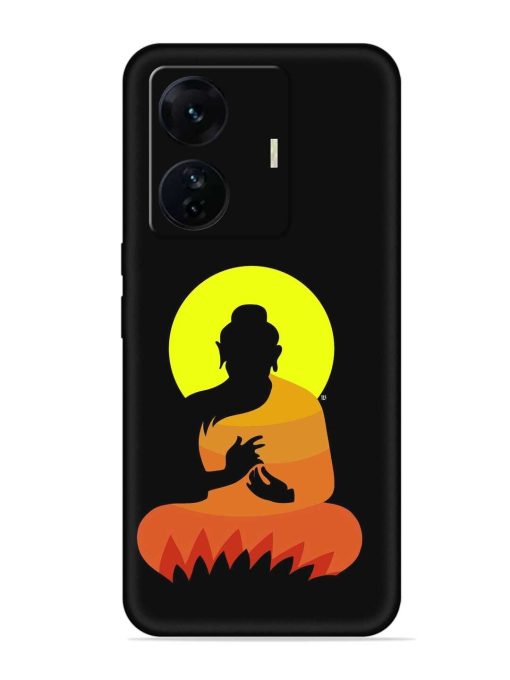 Buddha Art Black Embossed Soft Silicone Case for Iqoo Z6 Pro Zapvi