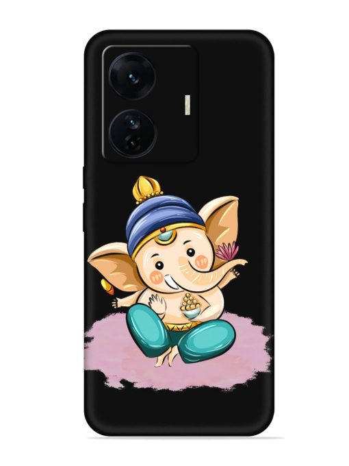 Bal Ganesh Vector Art Embossed Soft Silicone Case for Iqoo Z6 Pro Zapvi