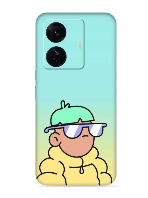 Doodles Cool Character Embossed Soft Silicone Case for Iqoo Z6 Pro Zapvi