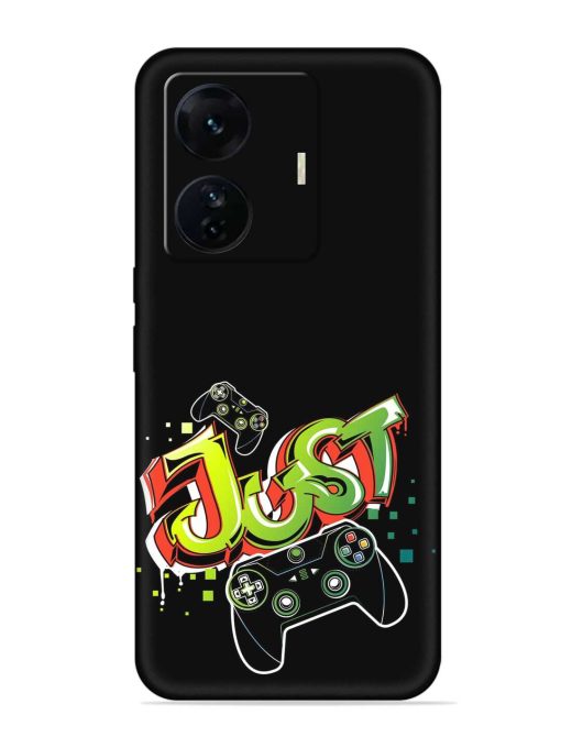 Graffiti Gamepad Illustration Embossed Soft Silicone Case for Iqoo Z6 Pro Zapvi