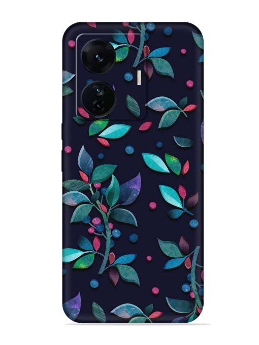 Decorative Watercolor Flower Embossed Soft Silicone Case for Iqoo Z6 Pro Zapvi