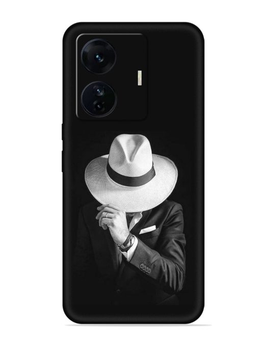 Men Under Hat Embossed Soft Silicone Case for Iqoo Z6 Pro Zapvi