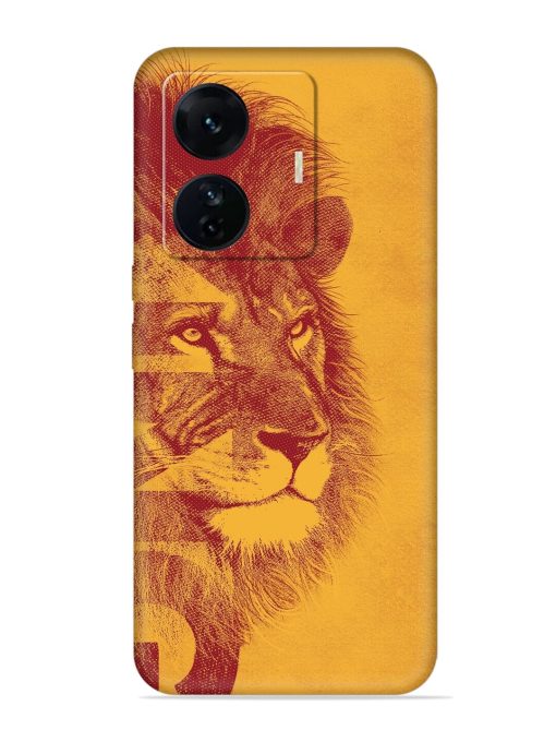 Gold Lion Crown Art Embossed Soft Silicone Case for Iqoo Z6 Pro Zapvi