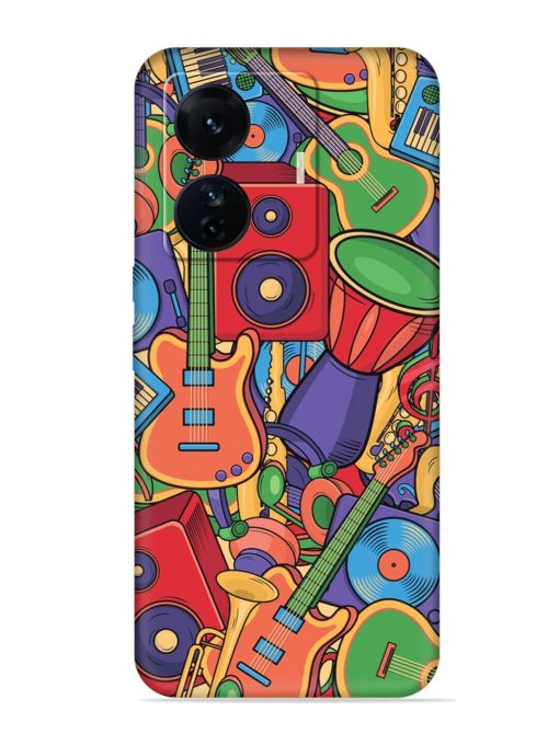 Colorful Music Art Embossed Soft Silicone Case for Iqoo Z6 Pro Zapvi