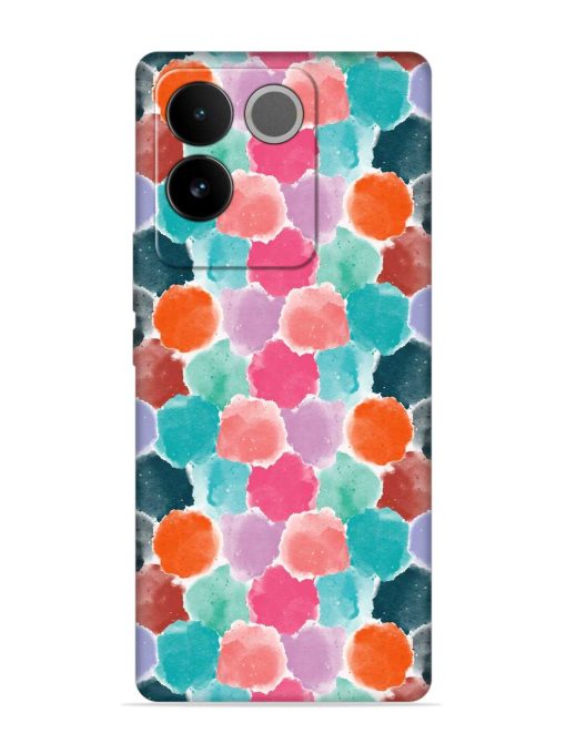 Colorful Seamless Pattern Embossed Soft Silicone Case for Iqoo Z7 Pro (5G) Zapvi