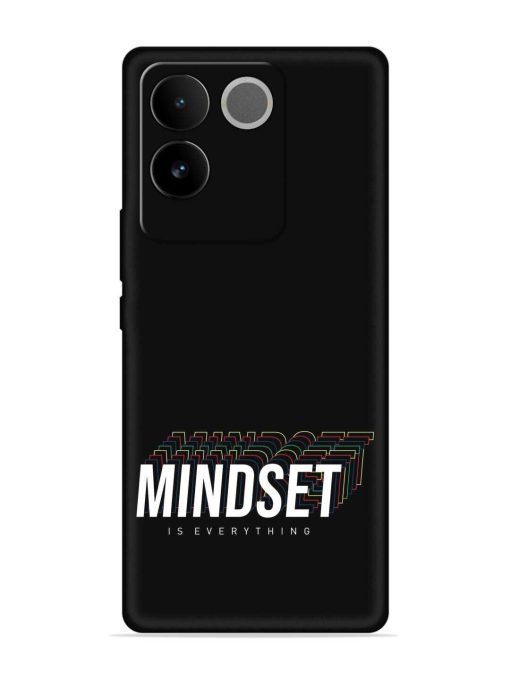 Mindset Everything Slogan Embossed Soft Silicone Case for Iqoo Z7 Pro (5G)