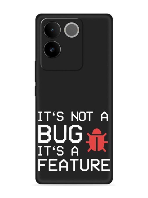 Not Bug Feature Embossed Soft Silicone Case for Iqoo Z7 Pro (5G)