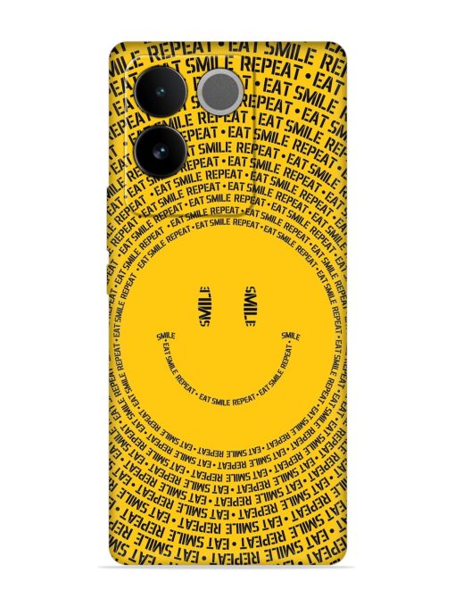 Smiley Embossed Soft Silicone Case for Iqoo Z7 Pro (5G) Zapvi