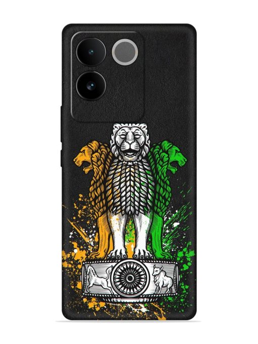 Pillars Of Ashoka Embossed Soft Silicone Case for Iqoo Z7 Pro (5G) Zapvi