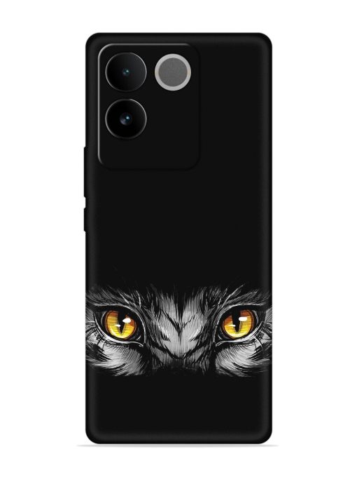 Scary Eye Embossed Soft Silicone Case for Iqoo Z7 Pro (5G)