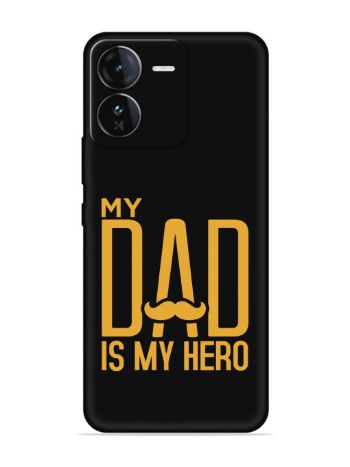 My Dad Is My Hero Embossed Soft Silicone Case for Iqoo Z9 (5G) Zapvi