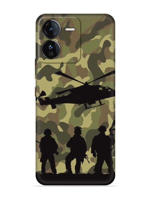 Army Heros Embossed Soft Silicone Case for Iqoo Z9 (5G) Zapvi