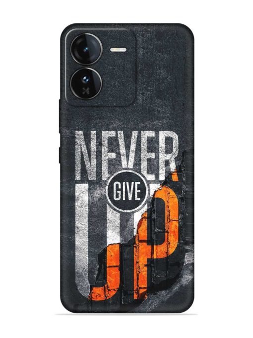 Never Give Up Embossed Soft Silicone Case for Iqoo Z9 (5G) Zapvi