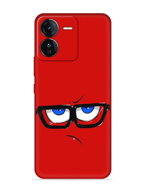 Rad Angry Face Embossed Soft Silicone Case for Iqoo Z9 (5G)