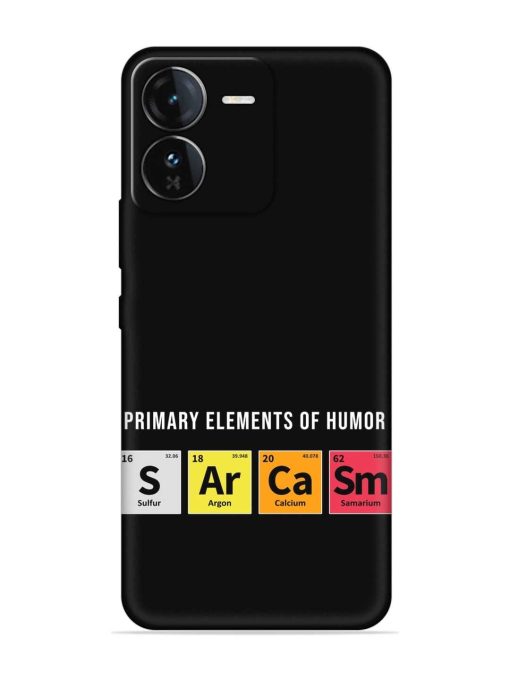 Primary Elements Humor Embossed Soft Silicone Case for Iqoo Z9 (5G) Zapvi