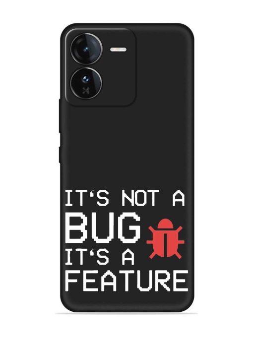 Not Bug Feature Embossed Soft Silicone Case for Iqoo Z9 (5G) Zapvi