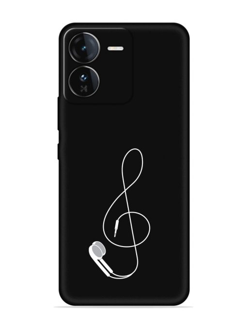 Music Earphone Vector Embossed Soft Silicone Case for Iqoo Z9 (5G) Zapvi