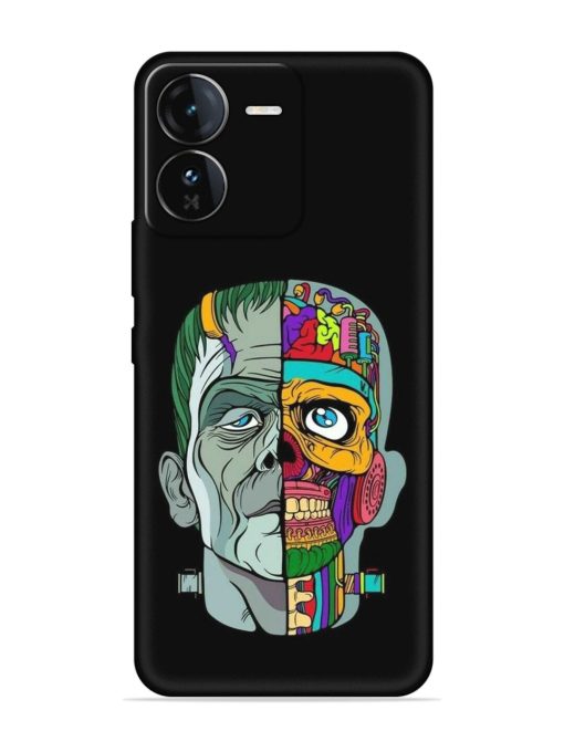 Men Vs Skull Embossed Soft Silicone Case for Iqoo Z9 (5G) Zapvi