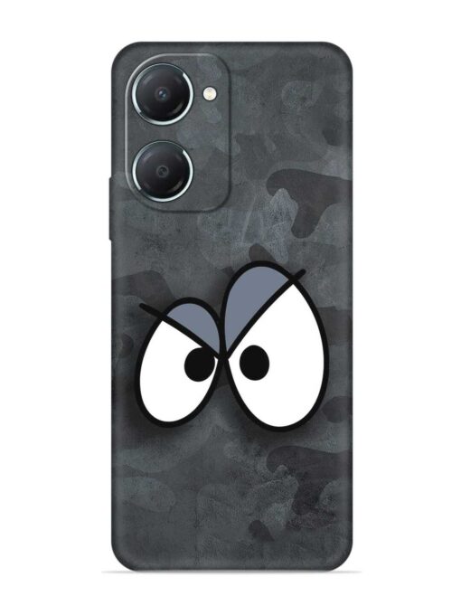 Big Eyes Night Mode Embossed Soft Silicone Case for Iqoo Z9 Lite (5G)