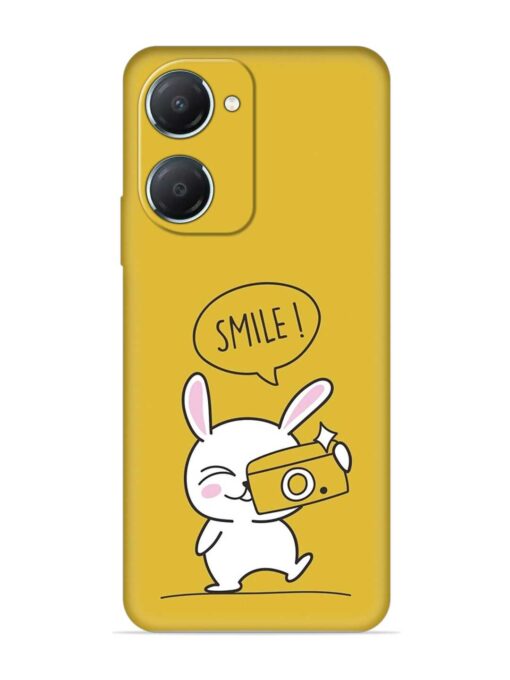 Hey Smile Please Embossed Soft Silicone Case for Iqoo Z9 Lite (5G) Zapvi