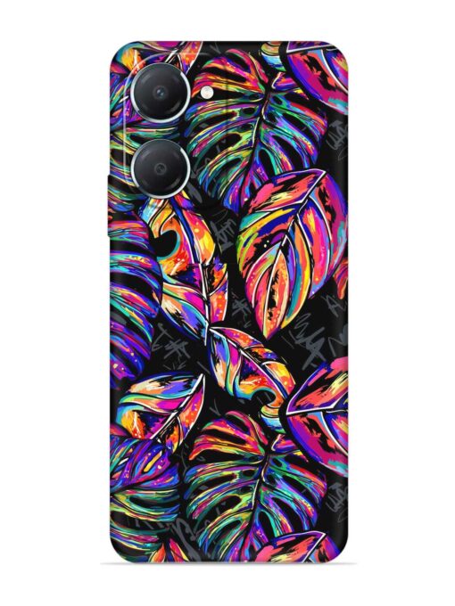 Tropical Seamless Vector Embossed Soft Silicone Case for Iqoo Z9 Lite (5G)