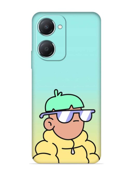 Doodles Cool Character Embossed Soft Silicone Case for Iqoo Z9 Lite (5G)