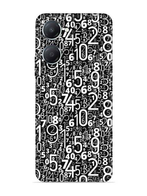 Many Numbers Different Embossed Soft Silicone Case for Iqoo Z9 Lite (5G) Zapvi