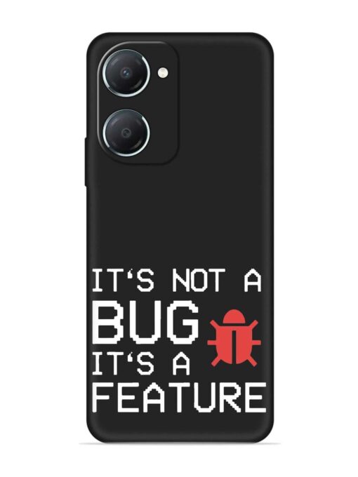 Not Bug Feature Embossed Soft Silicone Case for Iqoo Z9 Lite (5G) Zapvi