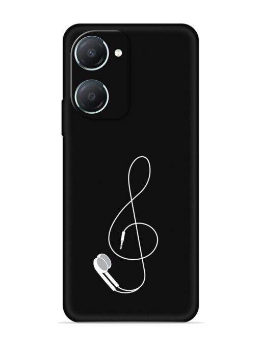 Music Earphone Vector Embossed Soft Silicone Case for Iqoo Z9 Lite (5G) Zapvi