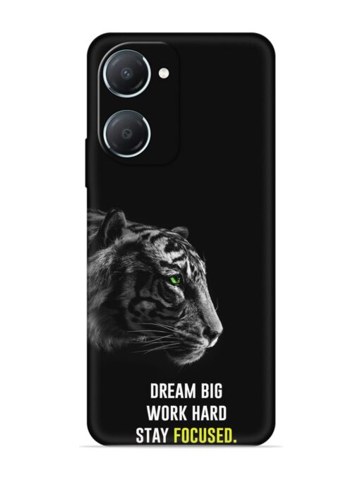 Dream Big Work Hard Embossed Soft Silicone Case for Iqoo Z9 Lite (5G) Zapvi