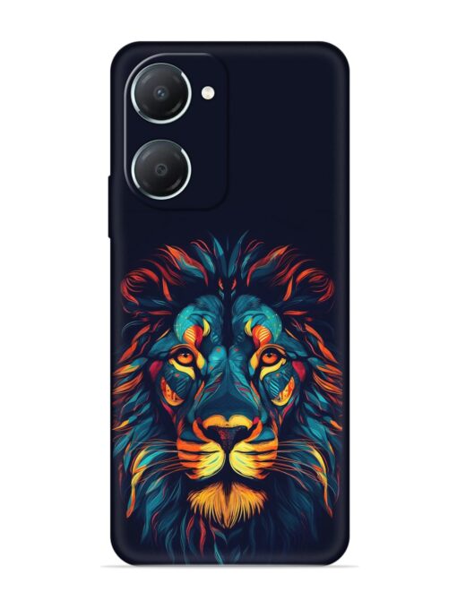 Colorful Lion Embossed Soft Silicone Case for Iqoo Z9 Lite (5G)