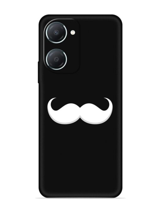 Mustache Vector Embossed Soft Silicone Case for Iqoo Z9 Lite (5G) Zapvi