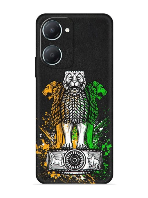 Pillars Of Ashoka Embossed Soft Silicone Case for Iqoo Z9 Lite (5G) Zapvi