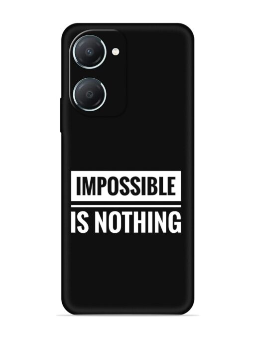 Impossible Is Nothing Embossed Soft Silicone Case for Iqoo Z9 Lite (5G) Zapvi