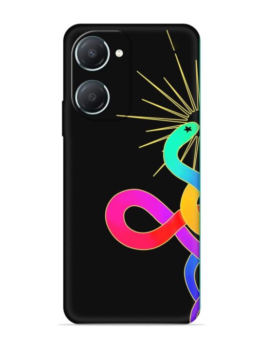 Art Geometric Abstraction Embossed Soft Silicone Case for Iqoo Z9 Lite (5G) Zapvi