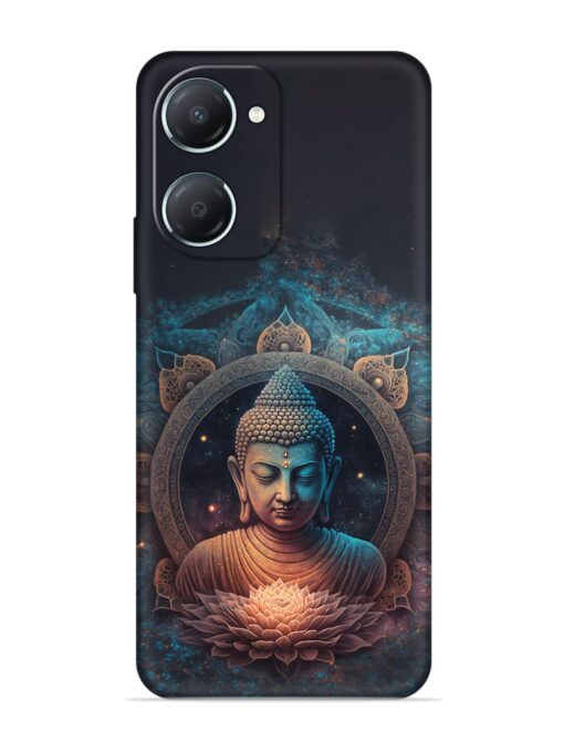 Gautam Buddha Embossed Soft Silicone Case for Iqoo Z9 Lite (5G) Zapvi