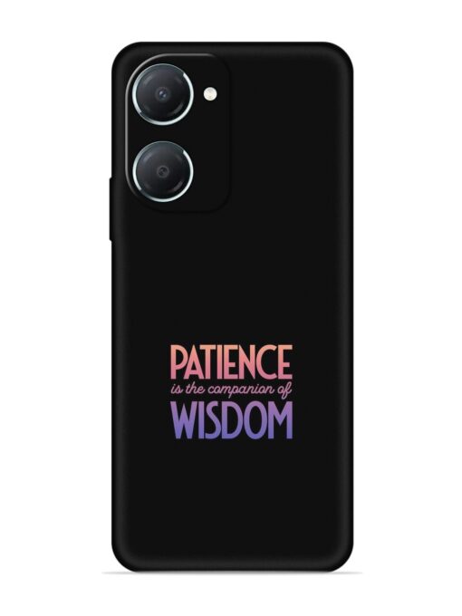 Patience Is The Embossed Soft Silicone Case for Iqoo Z9 Lite (5G) Zapvi