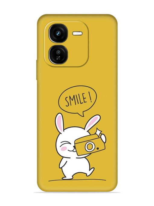 Hey Smile Please Embossed Soft Silicone Case for Iqoo Z9X (5G) Zapvi